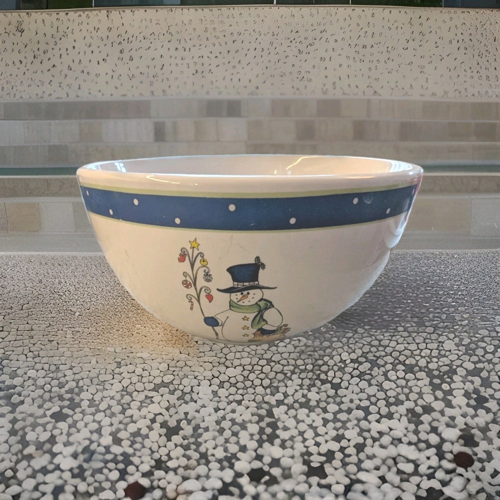 Today's Living Snowman Soup‎ Bowl